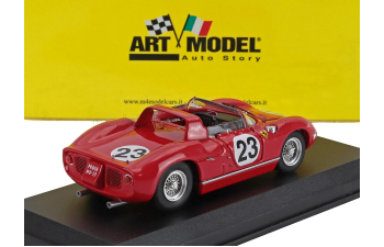 FERRARI 250p Spider 3.0l V12 Team Ferrari Spa Sefac №23 24h Le Mans (1963) John Surtees - Willy Mairesse, Red