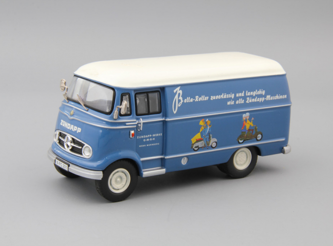 MERCEDES-BENZ L319 Bella-Roller, blue / white