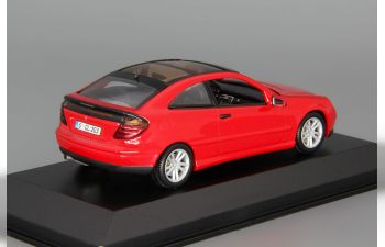 MERCEDES-BENZ C-class Sports Coupe CL203 (2001), red