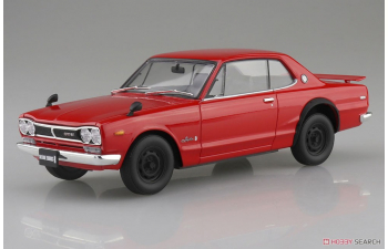 Сборная модель Nissan Skyline 2000GT-R (1970), red