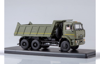 Камский грузовик 6522 6х6 самосвал, хаки
