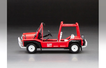 AUSTIN Mini Moke RHD Car Rental Macau with 2 Figurines, red