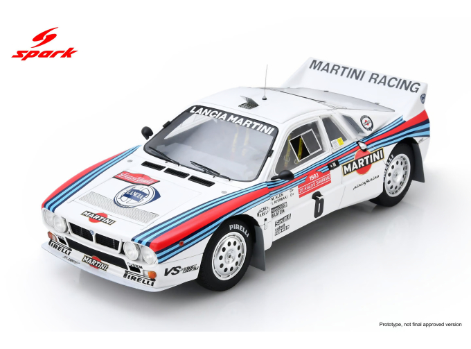 LANCIA 037 Martini racing №6 Winner Rally San Remo (1983) Markku Alen - Ilkka Kivimaki