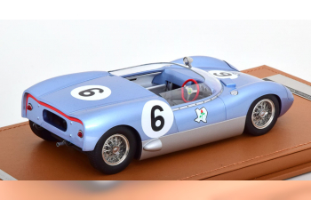 LOTUS 19 №6 Winner Nassau (1962) Innes Ireland, Light Blue Met Silver