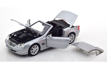 MERCEDES-BENZ SL 500 R230 Convertible (2001-2006), silver