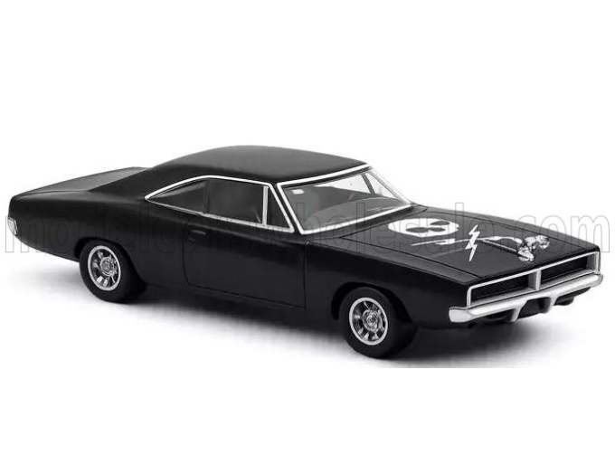 DODGE - CHARGER TV SERIES - THE SAME DEATH PROOF 1969 - BLACK