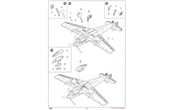 Сборная модель немецкий истребитель Messerschmitt Bf109E-3