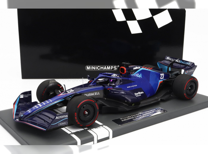 WILLIAMS F1 Fw44 Team Williams Racing N 23 Bahrain Gp (2022) Alexander Albon, Blue