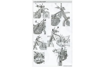 Сборная модель HONDA Xlr 250r (md22) 1991