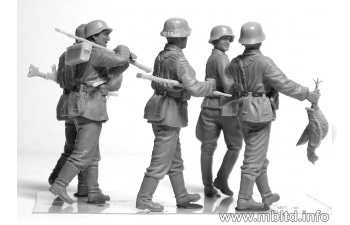 Сборная модель Немецкая пехота в Западной Европе 1944-1945 гг.