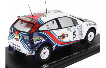 FORD Focus Wrc Team Martini Racing №5 Winner Rally Acropolis (2000) Colin Mcrae - Nicki Grist, White Blue Orange