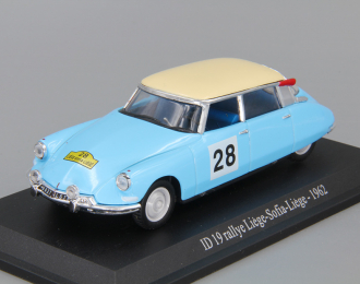 CITROEN ID 19 Liege Sofia Liege (1962), blue / biege