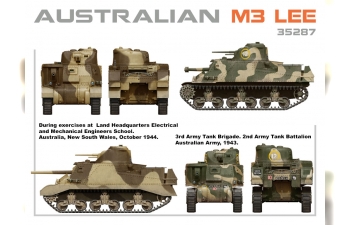Сборная модель Австралийский М3 «Ли» (с интерьером)