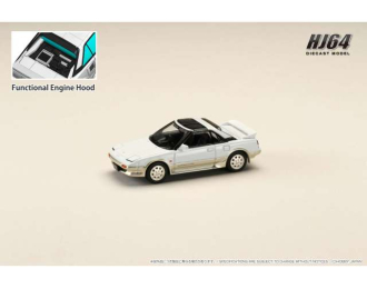 Toyota MR2 1600G Limited Super Charger / Super Edition T Bar Roof, white / beige metallic 1988
