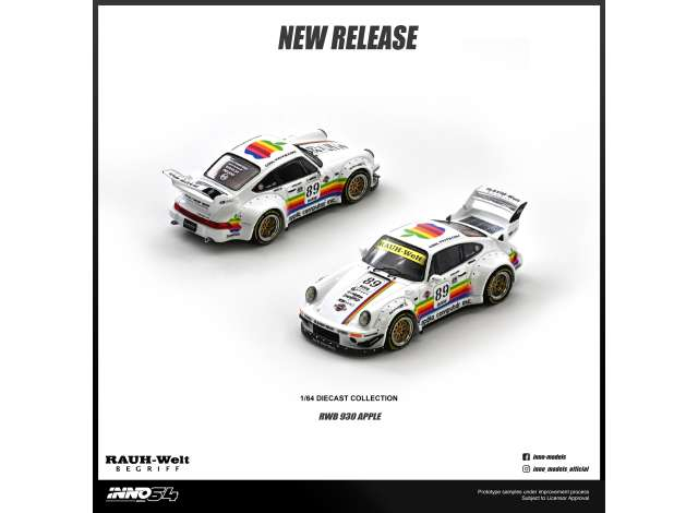 PORSCHE RWB 930 #89 Apple Livery, various