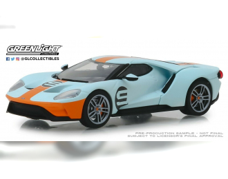 FORD GT Heritage Edition #9 "Gulf Racing" 2019 "Gulf" Oil Color