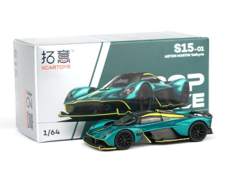 ASTON MARTIN Valkyrie, green metallic / yellow