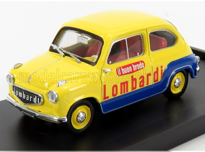 FIAT 600 BRODO LOMBARDI 1960, YELLOW BLUE