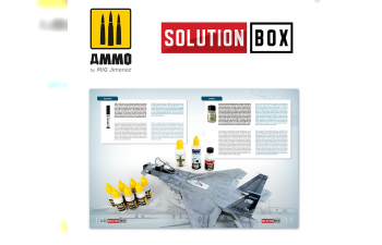 How To Paint USAF Navy Grey Fighters Solution Book (Multilingual)