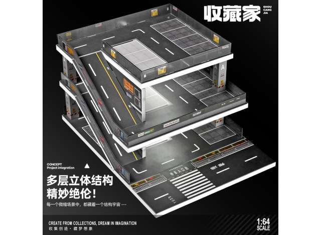 Parking building B, various