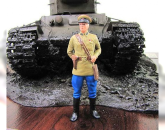 Офицер-танкист времен Великой Отечественной войны