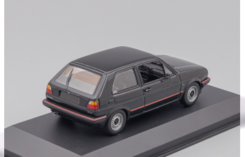 VOLKSWAGEN GOLF GTI – 1985 – BLACK L.E. 1344 pcs. časopis s modelem