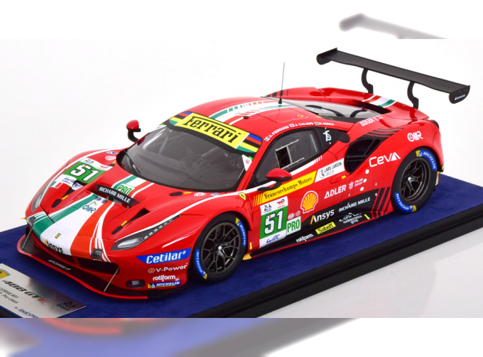 FERRARI 488 GTE No 51 24h Le Mans, Guidi/Calado/Serra (2022)