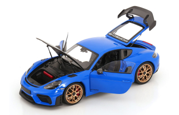 PORSCHE Cayman GT4 RS (2024), blue carbon-grey