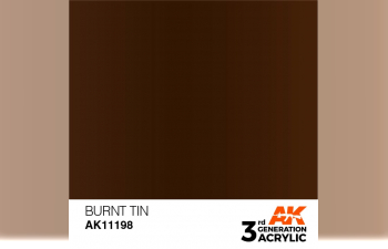 Краска акриловая 3rd Generation Burnt Tin 17ml