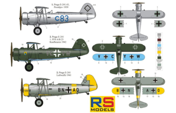 Сборная модель Praga E-241 Luftwaffe
