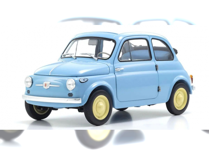 FIAT 500 D Cabriolet Open (1960), Celeste Crociera - Light Blue