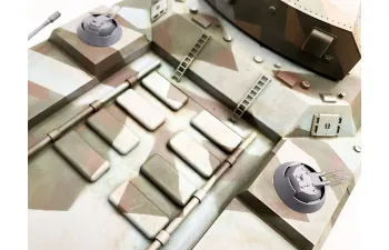 Сборная модель German Landkreuzer P-1000 'Ratte' - Scharnhorst 1944 Update