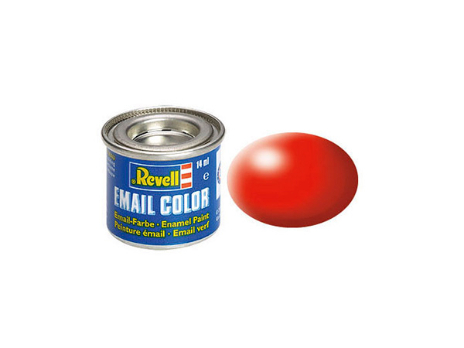 Краска алкидная - Флюоресцентный красный (RAL 3026), сатиновая, 14 мл