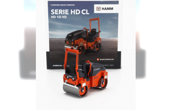 HAMM Hd 12 Vo Вибрационный двухвальцовый каток , Оранжево-серый