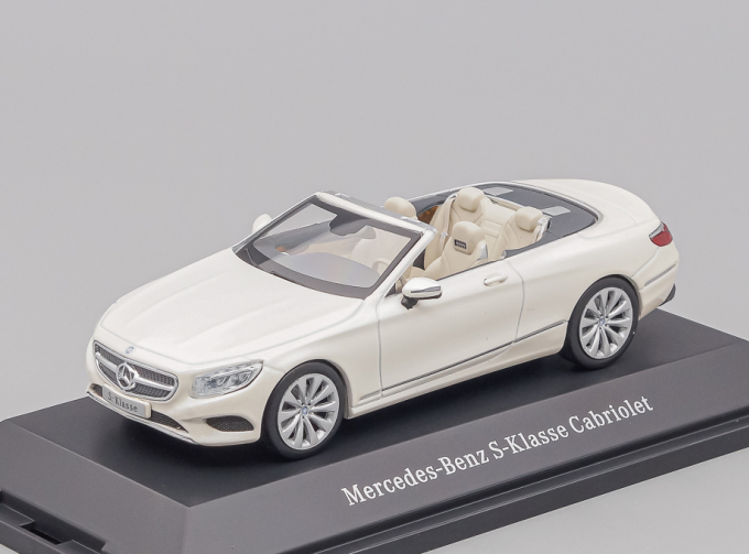 MERCEDES-BENZ S-Class Cabriolet A217, white