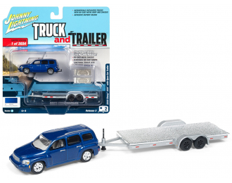 CHEVROLET HHR Daytona (2006), синий с прицепом