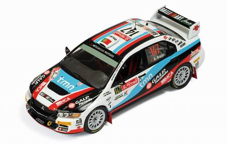 MITSUBISHI LANCER EVO IX 147 A. Araujo - R. Miguel Rally Portugal 2009, blue