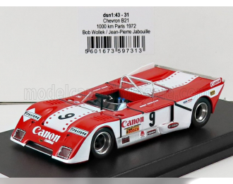 CHEVRON B21 Canon №9 1000km Paris (1972) B.Wollek - J.P.Jabouille, Red White