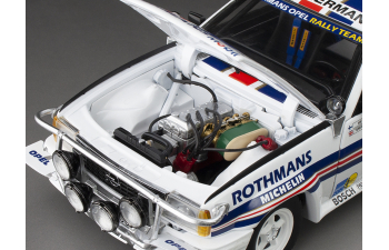 OPEL Ascona 400 Team Rothmans №2 Winner Rally Safary (1983) Ari Vatanen - Thierry Harryman, White