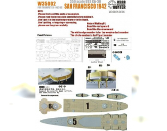 USS CA-38 San Francisco 1942