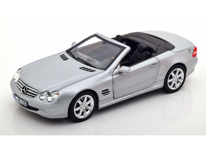 MERCEDES-BENZ SL 500 R230 Convertible (2001-2006), silver