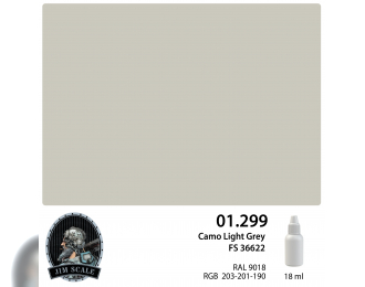 Краска акриловая Camo Light Grey FS 36622, 18мл