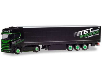 Scania CS 20 HD G.Sz. *TET Spedition*, black / green