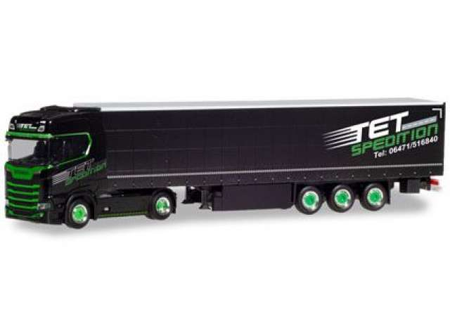 Scania CS 20 HD G.Sz. *TET Spedition*, black / green