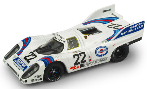 PORSCHE 917k 4.9l Team Martini Racing №22 Winner 24h Le Mans (1971) Helmut Marko - Gijs Van Lennep, White Blue Red