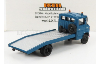 MERCEDES BENZ L608d Truck 1980 - Carro Attrezzi - Wrecker Road Service, Blue