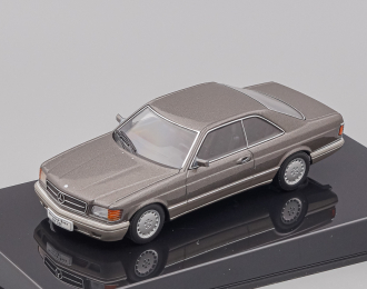 MERCEDES-BENZ 500 SEC (W126) Coupe 1981, antracite grey metallic