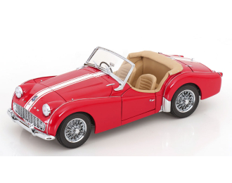 TRIUMPH TR3A, red white