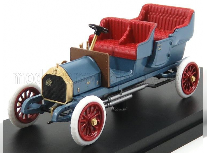 ALFA ROMEO Torpedo 24hp Open (1910) - First Prototype Giuseppe Merosi, Light Blue Red