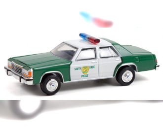 FORD LTD Crown Victoria "Miami Police Department" 1983 (из к/ф "Эйс Вентура: Розыск домашних животных")